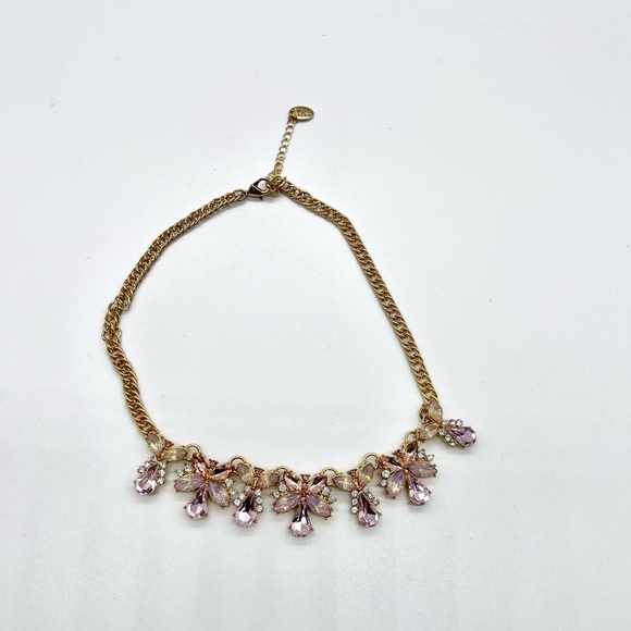 Stella & Ruby Crystal Necklace with Gold Tone chain - Picture 2 of 2